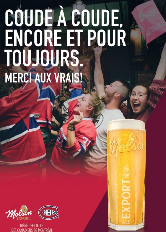 Molson just released a limited-edition beer poured into the Stanley Cup  itself, This is the Loop